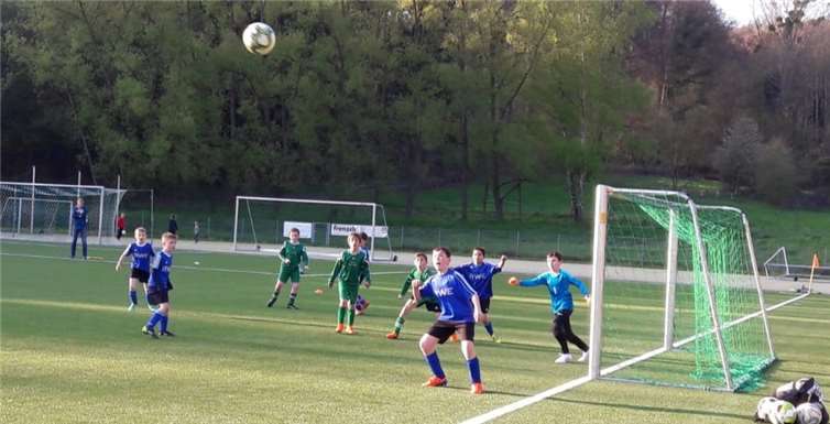Die Spieler der E-Jugend spielten sich förmlich in einen Siegesrausch. Foto: privat