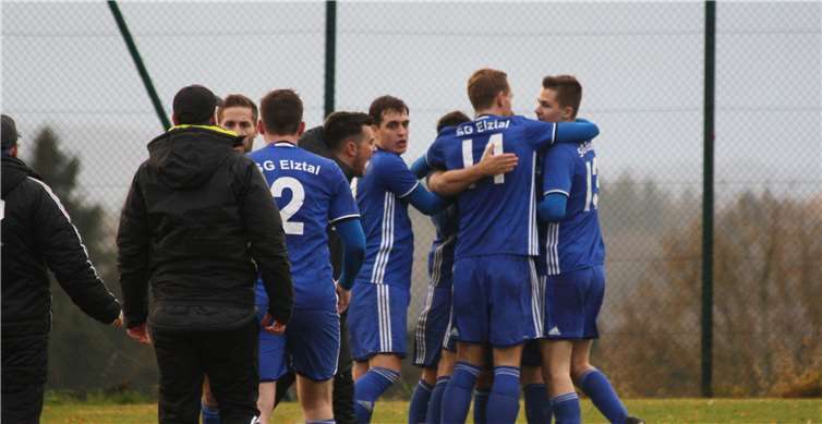 Die Spieler der SG Elztal durften sich über einen weiteren Punktgewinn freuen.Fotos: Maximilian Mohr/SK