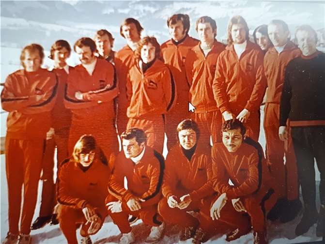 Die Spieler der Spvgg. Andernach in der Saison 1971/72. Foto: privat