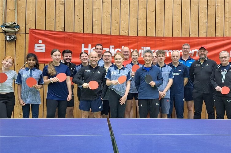 Die Spieler vor Beginn des Turniers.