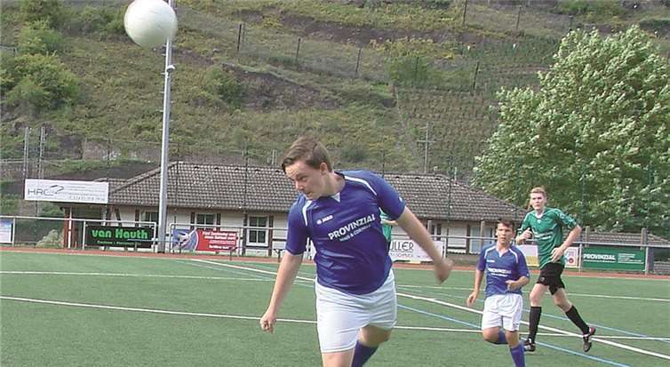 Die Spieler zeigen Einsatz im Spiel, den Willen zum Sieg und auch Moral und Zusammenhalt. privat