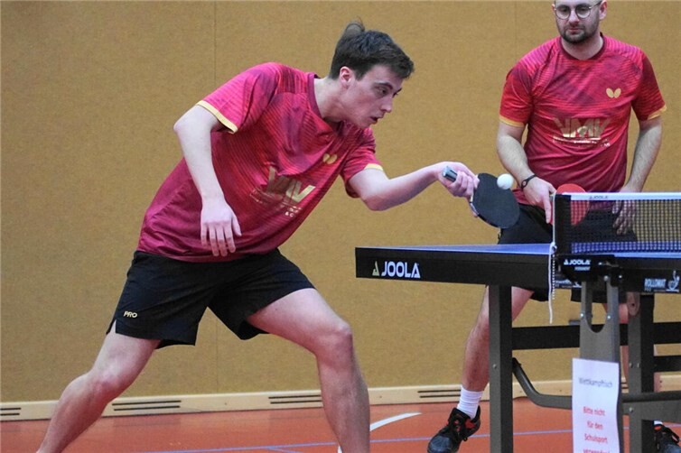 Die Spitzenspieler der Eintracht von links: Lukas Kalt und Jan Hillesheim