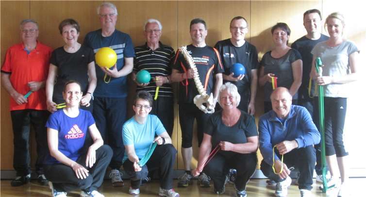 Die „Sport pro Gesundheit-Gruppe“ wird von Marcus Tilch trainiert. Fotos: privat