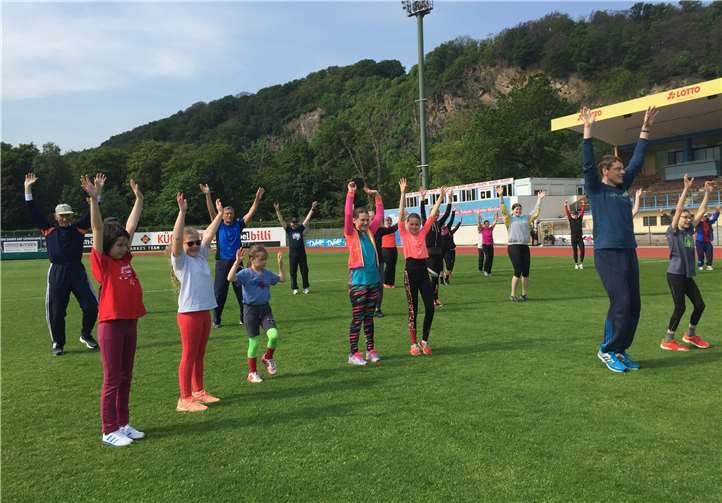 Die Sportabzeichenaktion war gut besucht.Foto: privat