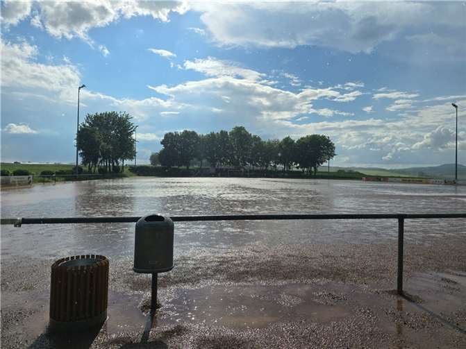 Die Sportanlage des SV Ruitsch-Kerben.  Foto: privat