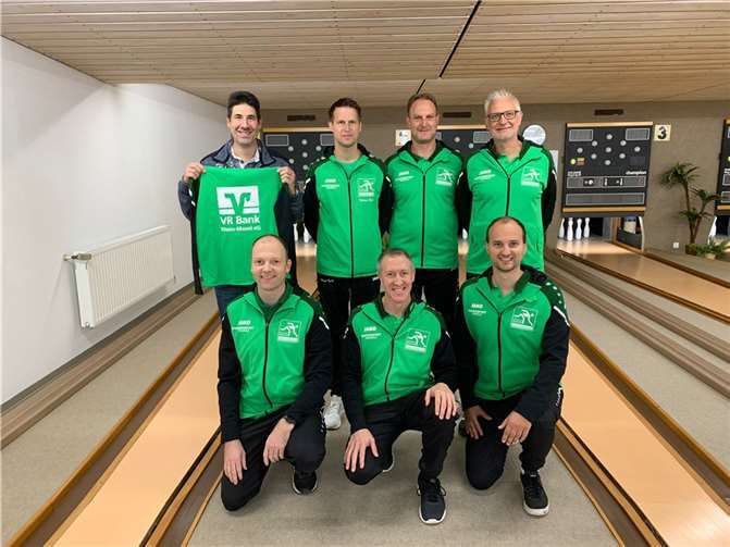Die Sportkegler Münstermaifeld mit Thomas Probstfeld (obere Reihe links.)  Foto: privat