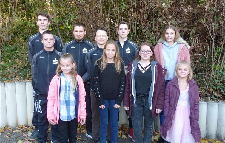 Die Sportler freuten sich über die ihnen zuteil gewordene Ehrung.Privat