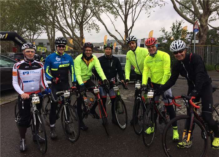Die Sportler ließen sich von den Wetterbedingungen nicht abhalten. Foto: privat