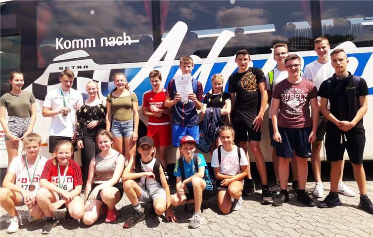 Die Sportler/innen des Erich-Klausener-Gymnasiums dominierten bei den Wettkämpfen des Kreisjugendsportfests. Foto: Erich-Klausener-Gymnasium