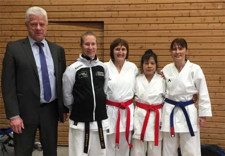 Die Sportlerinnen waren zufrieden mit ihren tollen Ergebnissen.