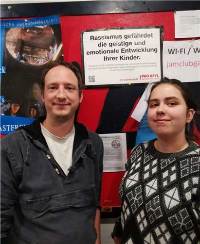 Die Sprecher der AGR Koblenz Sebastian Beuth und Rike PostFoto: AGR Koblenz