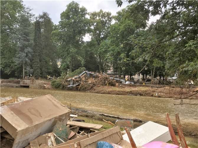 Die Spur des Todes und der Verwüstung, die die Flut über das Tal der Ahr brachte, ist dramatisch.Foto: privat