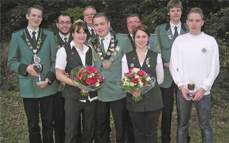 Die St. Hubertus Schützen Steinshardt kämpften um die Titel.privat