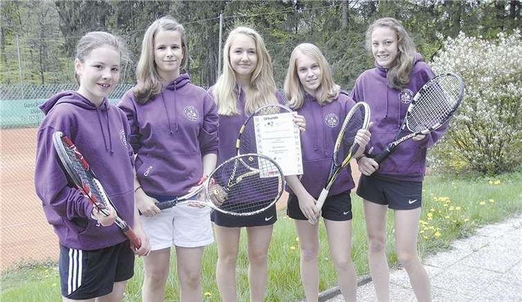Die St. Joseph Mädels (v.li.): Lena Rieder, Carla Cazonelli, Finia Kampe, Katrin Landsberg, Anna Wichert. privat