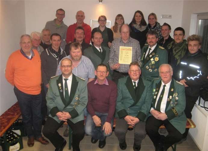 Die St. Sebastianus Schützenbruderschaft Franken traf sich zur Jahreshauptversammlung. privat