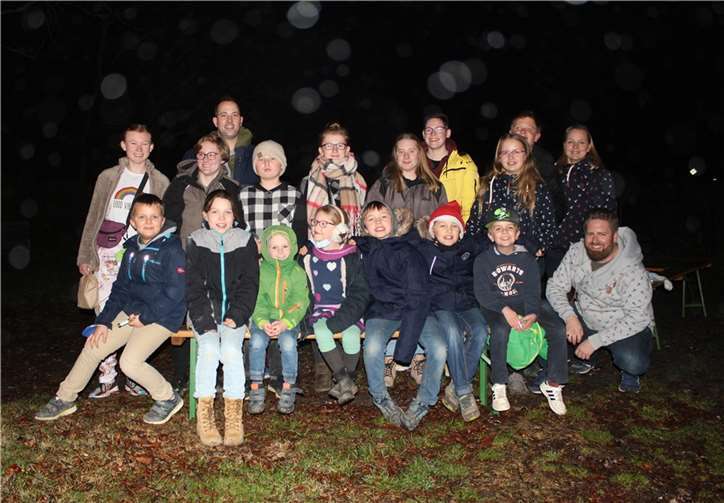 Die St. Sebastianus Schützenjugend Ersdorf-Altendorf hatte großen Spas bei der Weihnachtsfeier. Foto: Christian Klein