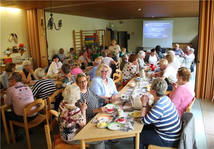 Die St.-Stephan-Nachbarschaft hatte zum alljährlichen Sonntag-Nachmittags-Kaffee eingeladen. Foto: privat
