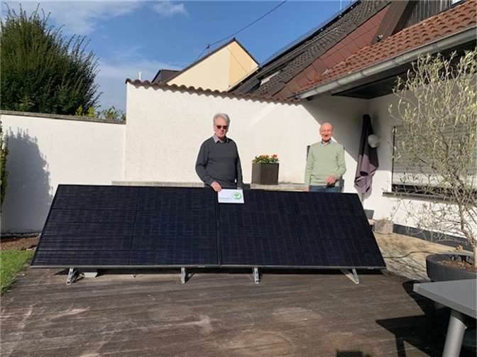 Die Stadt Weißenthurm fördert Balkonkraftwerke. Foto: privat