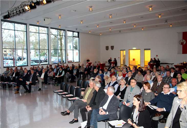 Die Stadthalle war beim Bürger-Workshop gut besucht.