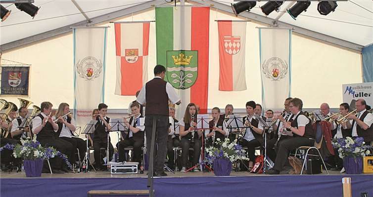 Die Stadtkapelle Münstermaifeld unterhielt die Gäste mit ihren musikalischen Beiträgen.
