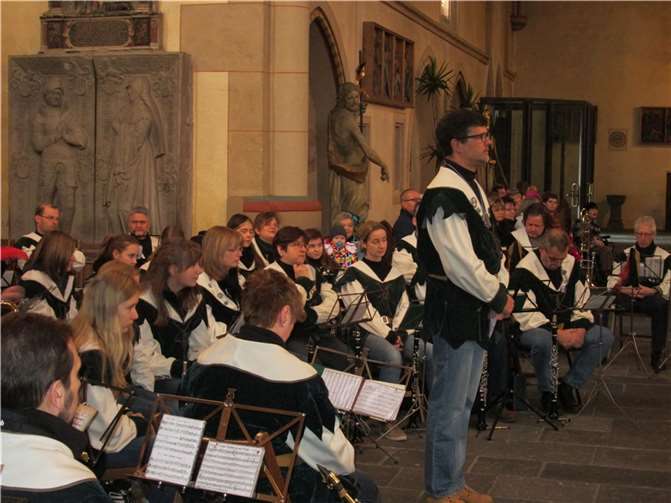 Die Stadtkapelle nahm an der Narrenmesse teil.  Foto: privat