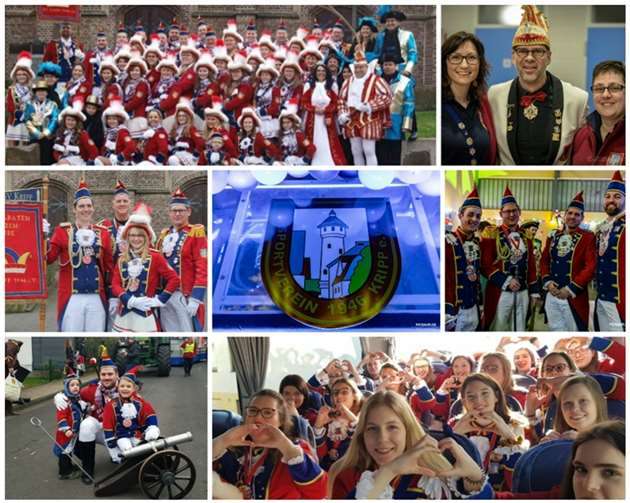 Die Stadtsoldaten Prinzengarde des SV Kripp 1946 e.V. im Karneval 2019/2020.