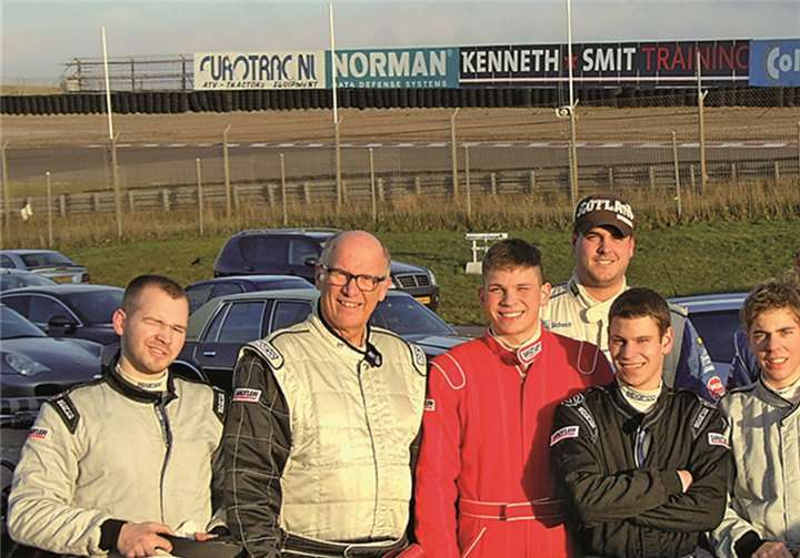 Die Starter beim letzten Trackday in Zandvoort. privat