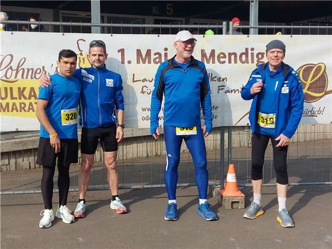 Die Starter der LG (v.l.) Raheb Rahmi, Michael Krämer, Roland Wesche undHerbert Esper.  Foto: privat
