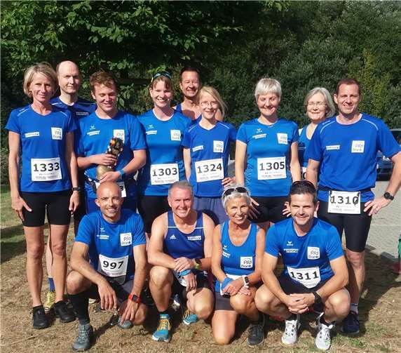 Die Starter des Halmarathons.