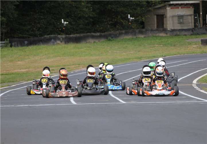 Die Startphase des Rennens.