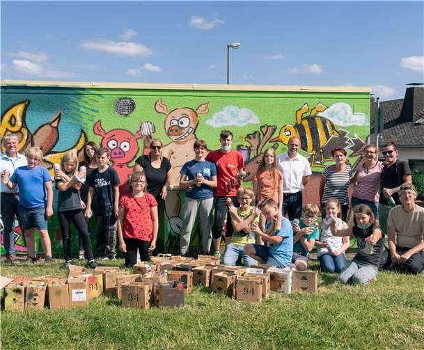 Die Station verwandelte sich unter Anleitung der Jukusch Cochem-Zell in einen echten Hingucker. Foto: Jukusch