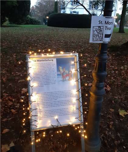 Die Stationen des Rundwegs sind beleuchtet. Fotos: privat