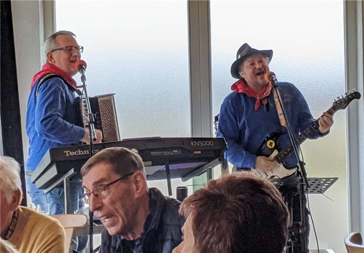 Die „Steiner-Zwei“ verbreiteten gute Stimmung.