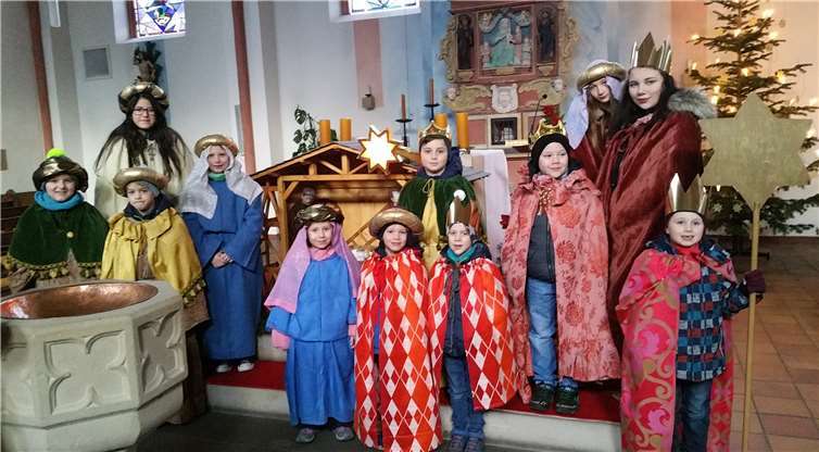 Die Sternsinger aus Kattenes.