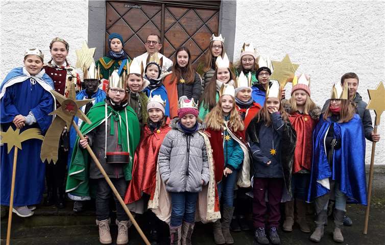 Die Sternsinger aus Reifferscheid, Rodder und Fuchshofen.Foto: privat