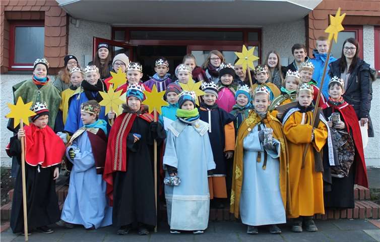 Die Sternsinger brachten auch in diesem Jahr wieder den Segen von Haus zu Haus. privat