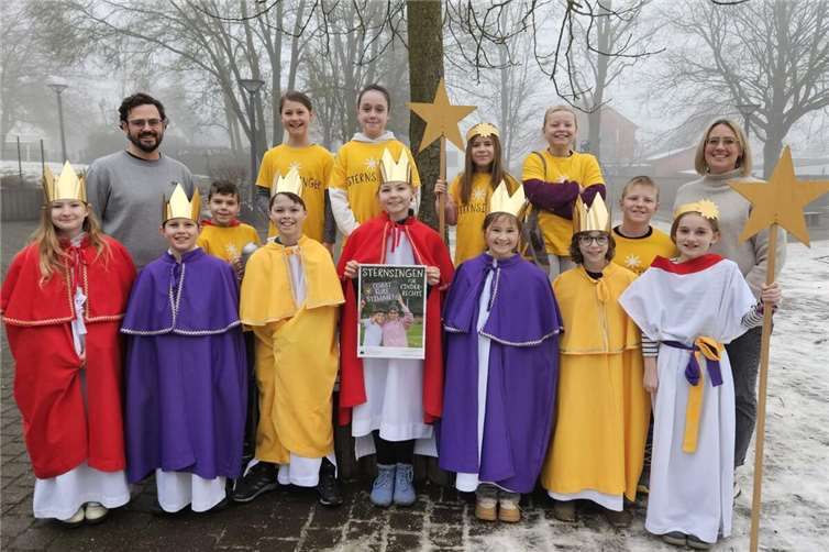 Die Sternsinger der Grundschule Polch.Foto: privat