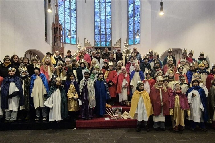 Die Sternsinger der Pfarrei St. Lukas.Foto: privat