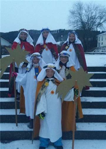 Die Sternsinger freuen sich schon auf ihren Einsatz im nächsten Jahr.privat