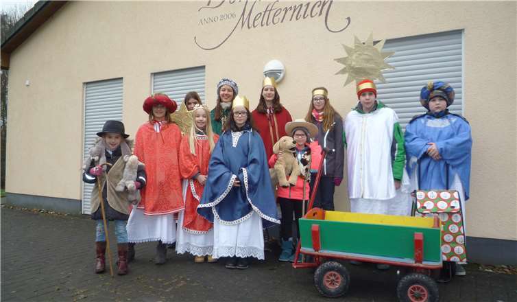 Die Sternsinger haben in Metternich wieder für den guten Zweck gesammelt.privat