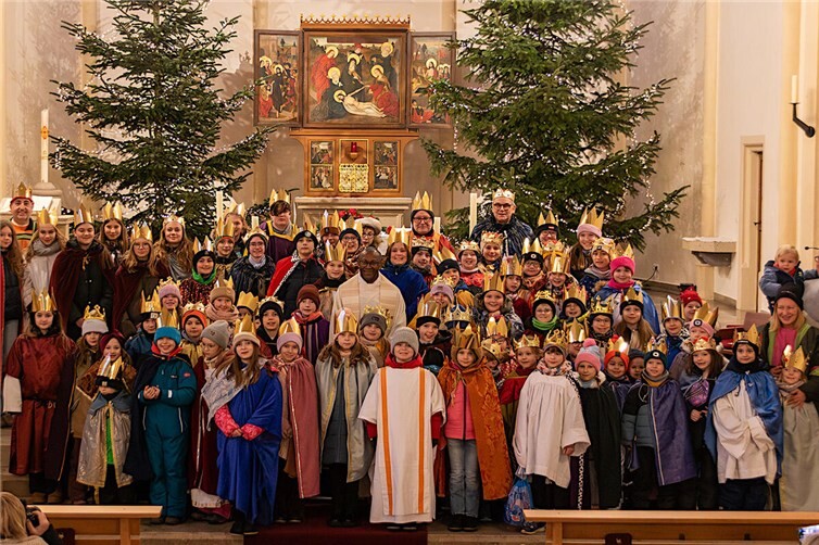 Die Sternsinger in Mendig.Foto: privat