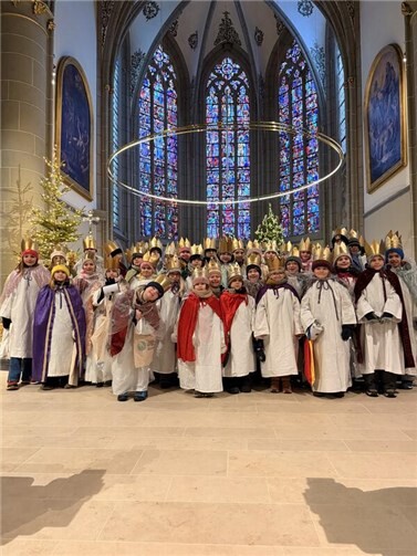 Die Sternsinger in St. Laurentius.  Foto: privat