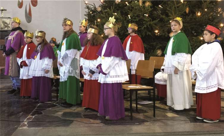 Die Sternsinger von Mülhofen. privat