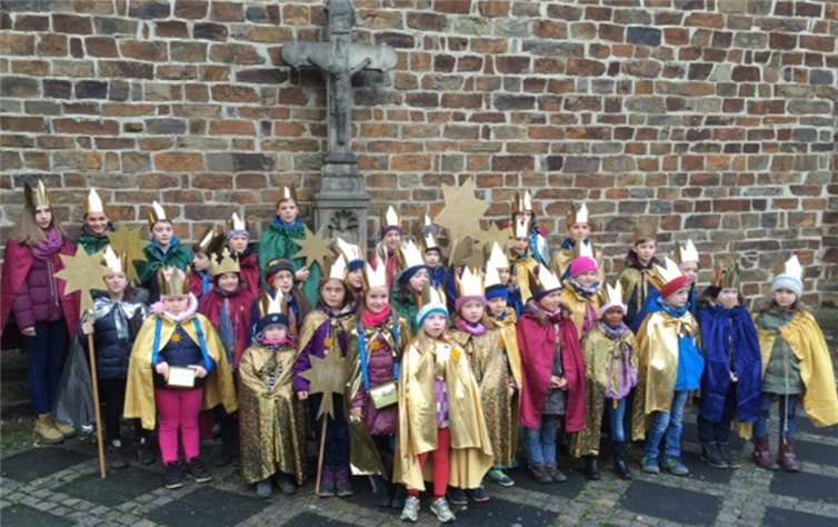Die Sternsinger waren in den Orten der Pfarreiengemeinschaft Meckenheim unterwegs. privat