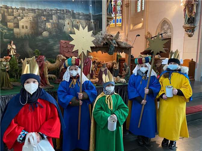 Die Sternsinger zogen durch Gondorf. Foto: privat