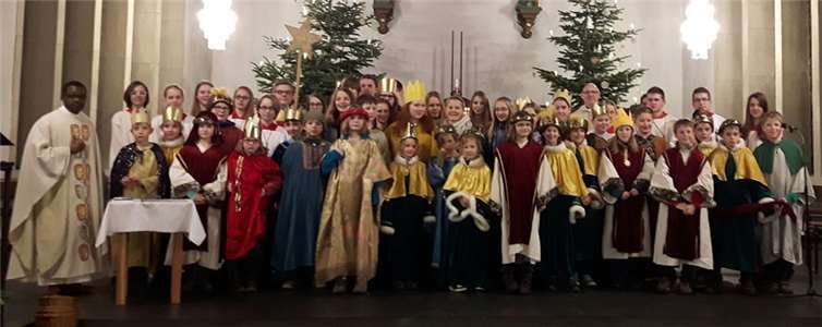 Die Sternsingeraktion in Rheinbach wurde maßgeblich von der Katholischen jungen Gemeinde für die Pfarrgemeinde St. Martin organisiert. privat