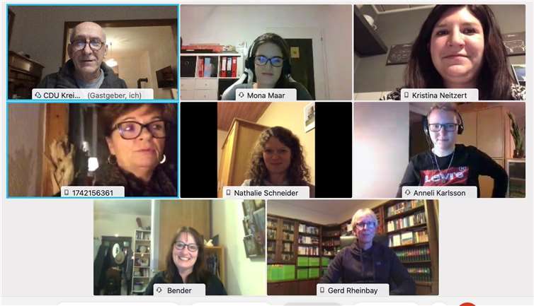 Die Steuerungsgruppe Fairtrade-Stadt Andernach im Gespräch.Foto: privat