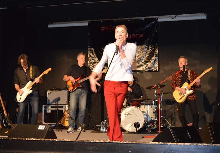 Die „Sticky Fingers“ um Günther Grothaus lieferten eine fantastische Show ab. AB