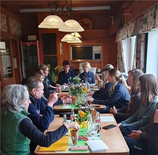 Die Stimmung bei der Versammlung war angenehm.  Foto: Uwe Lederer