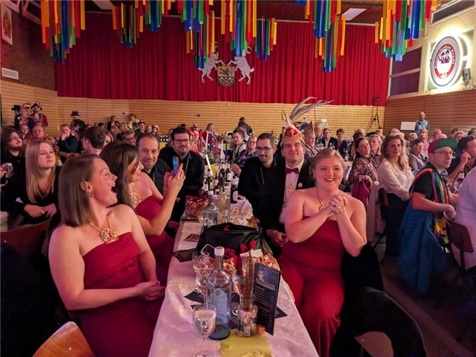 Die Stimmung war großartig.